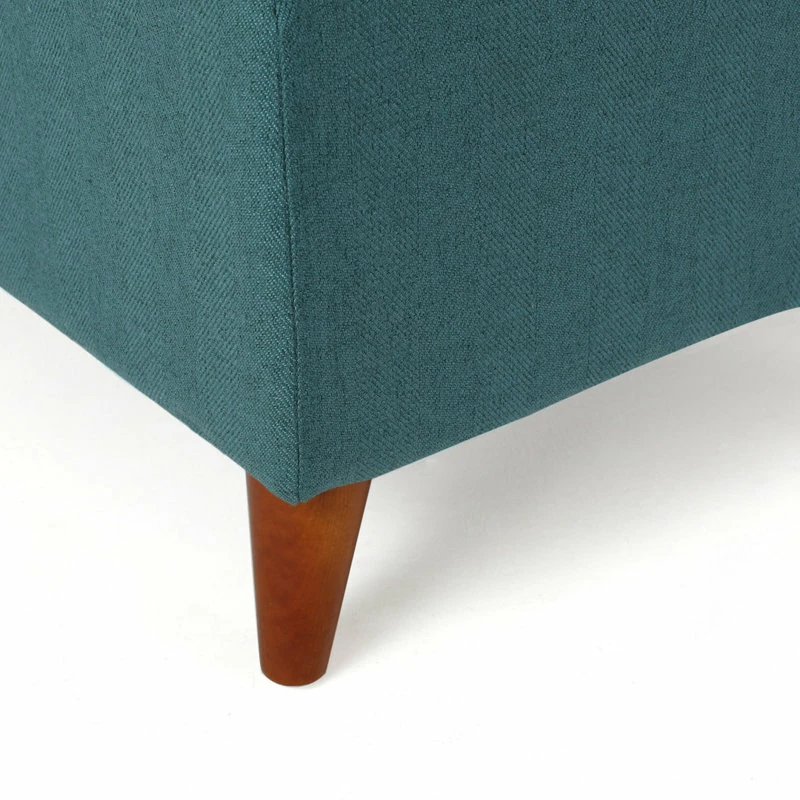 Brand new ๐ GDFStudio GDF Studio Etoney Fabric Storage Ottoman, Teal ๐ - Image 8