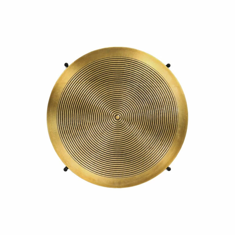 Budget 😍 Vida XL LLC VidaXL 2 Piece Table Set Brass-covered MDF Coffee Table Living Room Furniture 👍 - Image 2