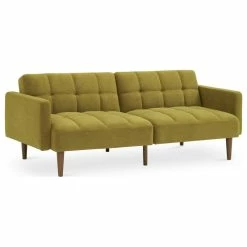 Cheapest 🧨 MopioInc Mopio Aaron Futon Convertible Sofa Sleeper Light Gray, Antique Gold 🥰