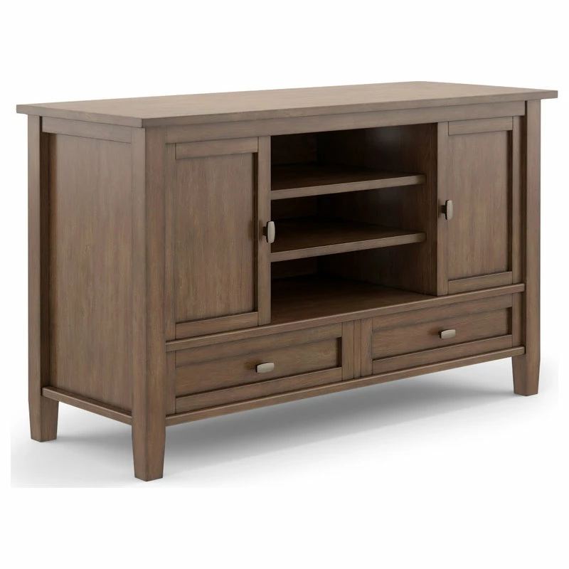 Best Sale ⌛ Simpli Home Ltd. Warm Shaker TV Media Stand ❤️