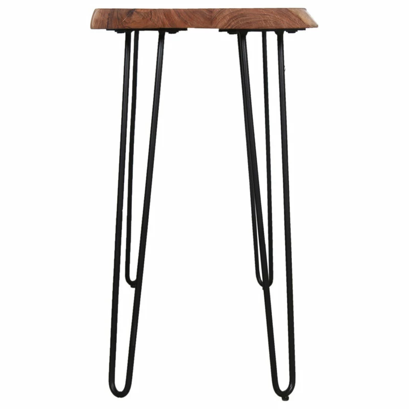 Budget 👍 Bolton Furniture, Inc. Hairpin Natural Live Edge Wood, Metal 48" Media Console Table, Natural 😀 - Image 4