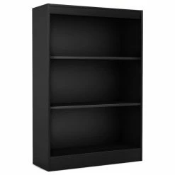 Top 10 ✔️ South Shore Furniture South Shore Axess 3-Shelf Bookcase, Pure Black ❤️