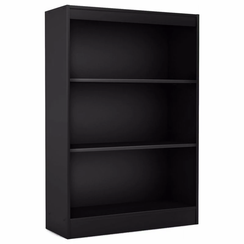 Top 10 ✔️ South Shore Furniture South Shore Axess 3-Shelf Bookcase, Pure Black ❤️