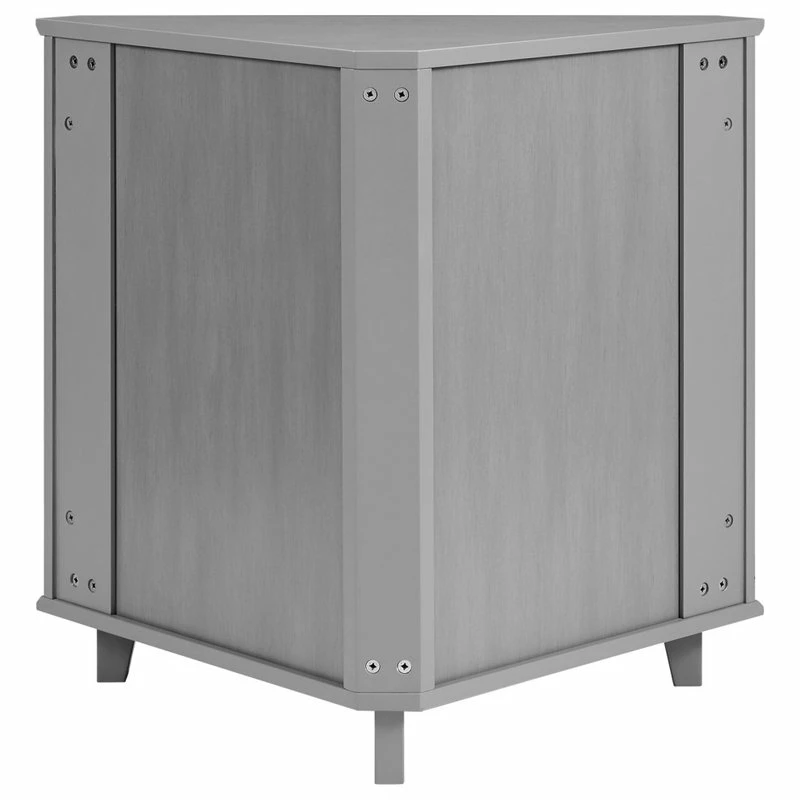 Discount โ Walker Edison Gwen Fretwork Corner Accent Cabinet - Grey ๐คฉ - Image 4