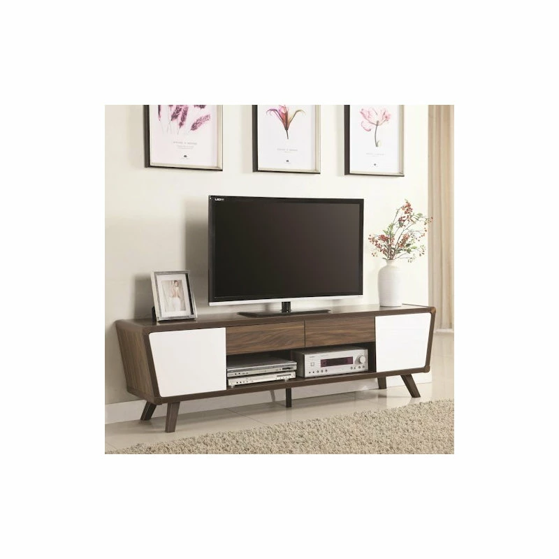 Flash Sale ๐ Coaster Home Furnishings Coaster Entertainment Units 2-Tone Mid-Century Modern TV Console ๐ - Image 2