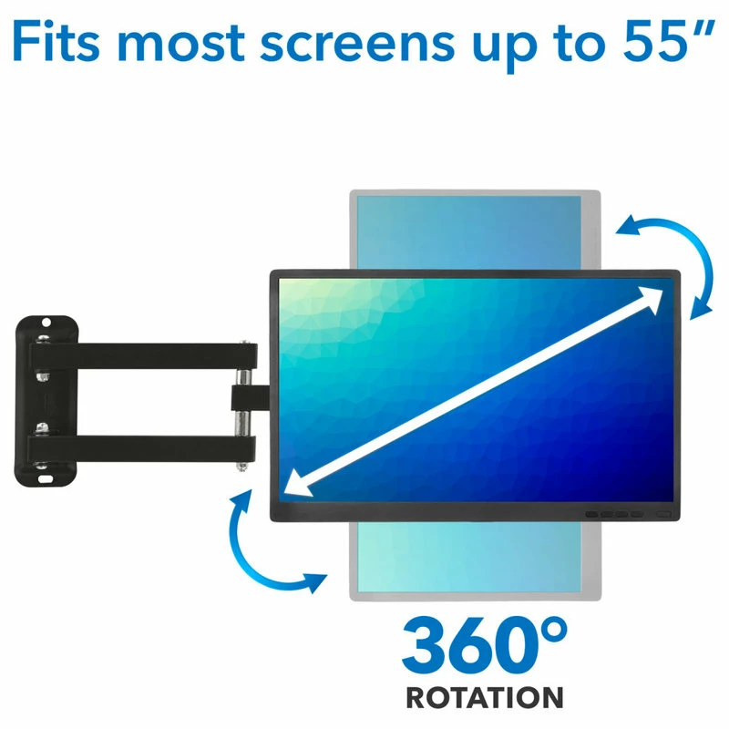 Best deal 🔥 Mount-It! TV Wall & Desk Mounts Mount-It! TV Wall Mount Full Motion | 23" To 55" Screen Size 😉 - Image 7