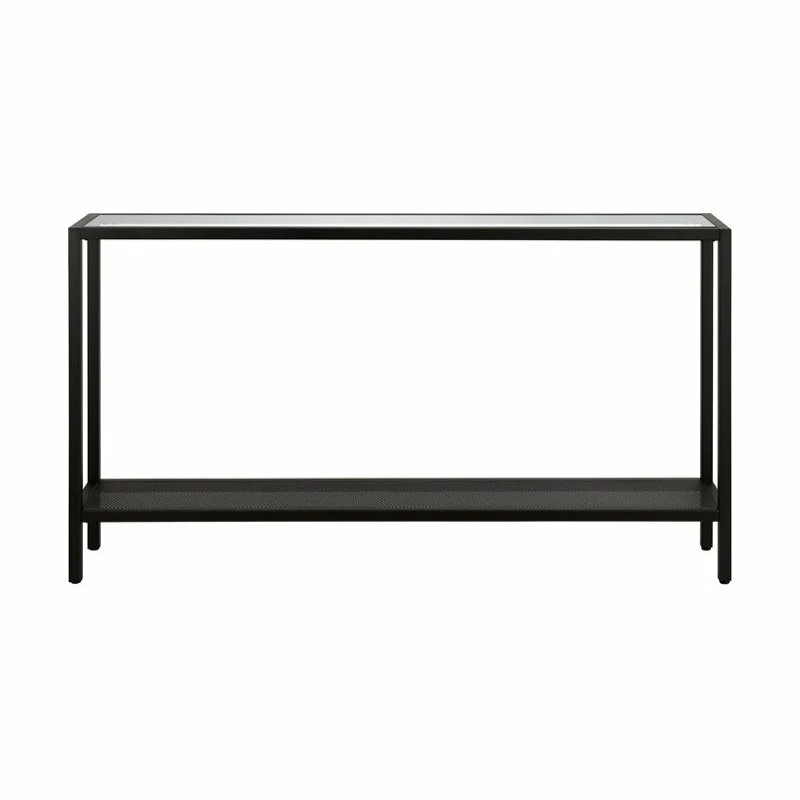 Best deal ๐คฉ Henn&Hart 55" Blackened Bronze Metal/Glass Console Table ๐ - Image 2