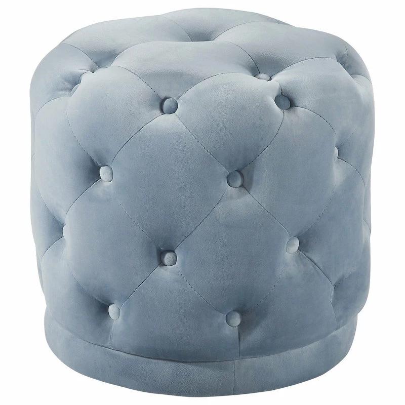 Top 10 ๐ฅ Meridian Furniture Harper Velvet Ottoman/Stool, Sky Blue ๐งจ