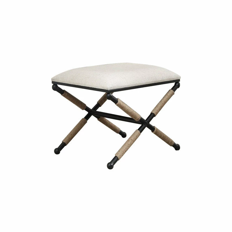 Promo ๐ฅ Linon Home Decor Products Linon Anna Campaign Metal Accent Stool In Black ๐ฅฐ