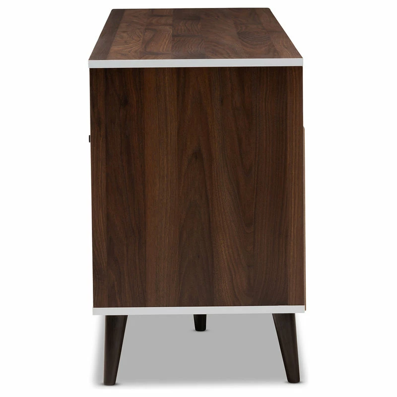 Best reviews of ๐ Baxton Studio Marion Mid-Century Modern Brown And White TV Stand ๐ - Image 5