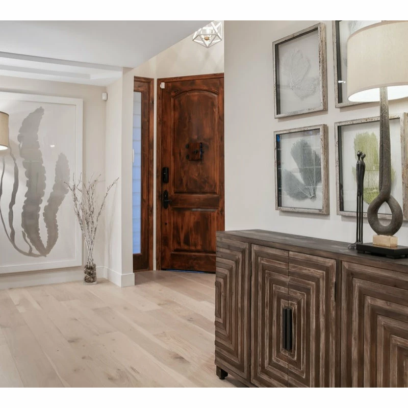 Wholesale 💯 Uttermost Midcentury Modern Pieced Wood Console Cabinet, Geometric Table Squares 🤩 - Image 11