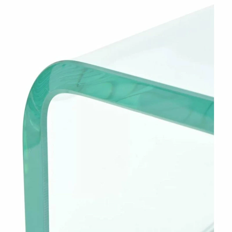 Flash Sale โ Vida XL LLC VidaXL TV Stand Monitor Riser Clear Glass 39.4" Computer LCD Desktop Shelf ๐ - Image 5