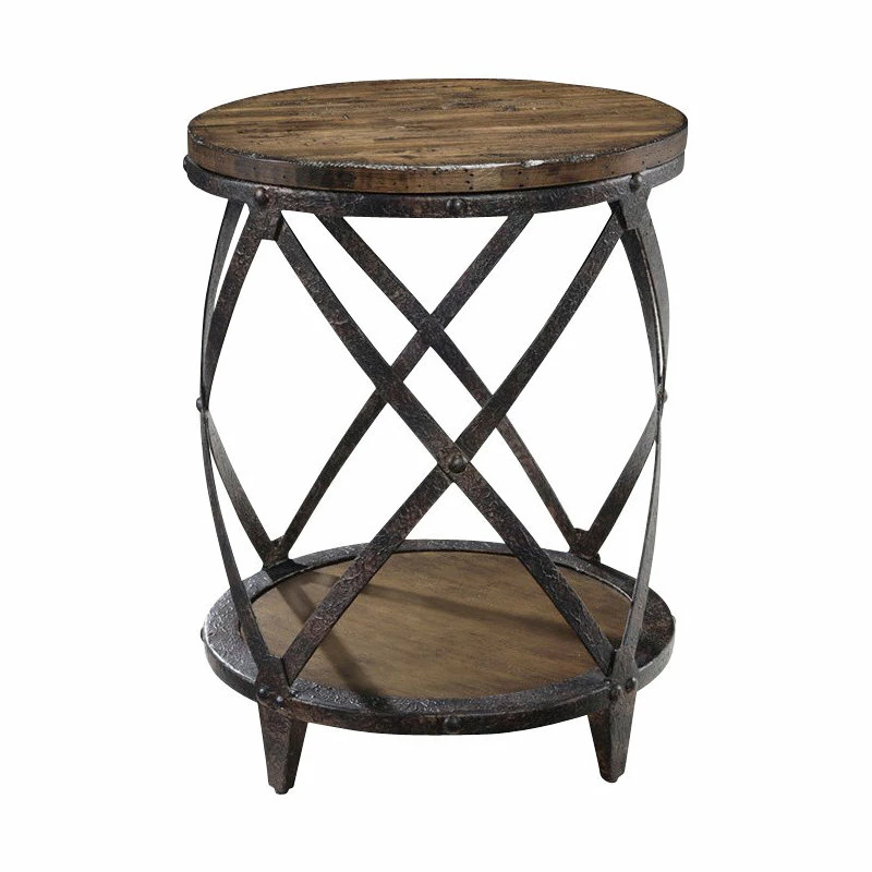 Cheapest 🤩 Magnussen Home Furnishings Magnussen Pinebrook Round Accent Table In Distressed Pine 🎉