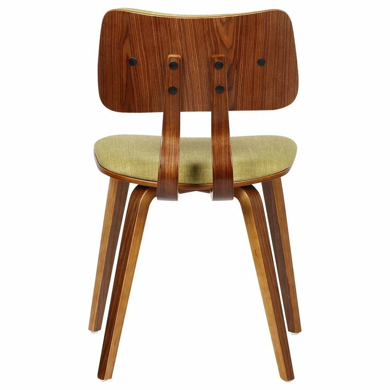 Budget โ Armen Living Jaguar Mid-Century Dining Chair, Walnut, Green ๐ - Image 4