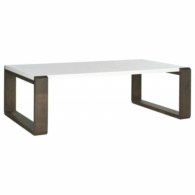 Best Pirce 🔥 Safavieh Bartholomew Mid-Century Scandinavian Lacquer Coffee Table, Dark Brown 😉 - Image 2