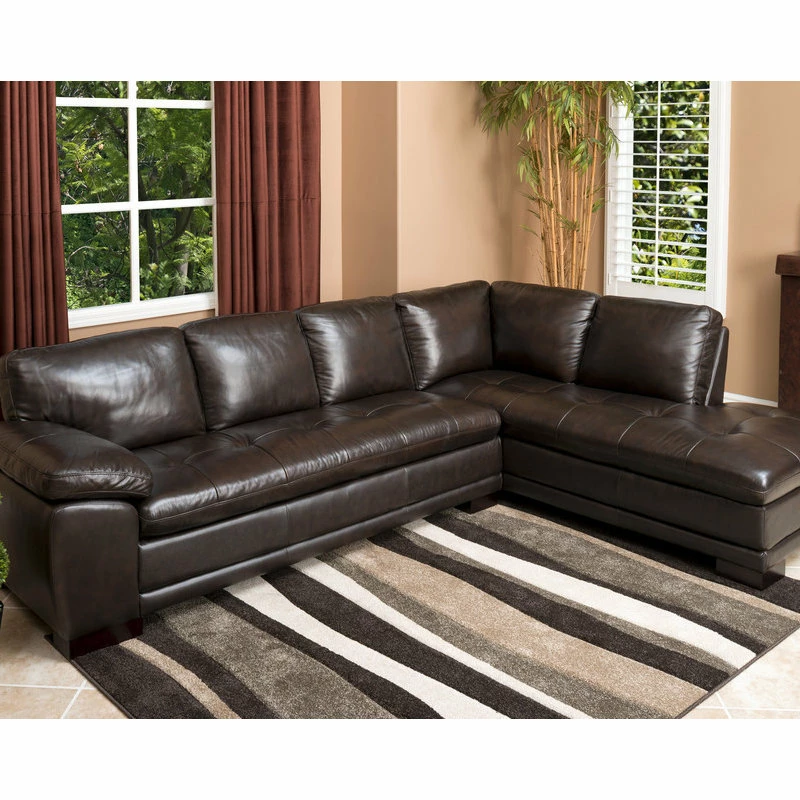 Wholesale ๐ Abbyson Living Devonshire Leather Sectional Sofa, Brown ๐ - Image 2