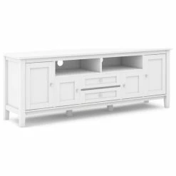 New 😉 Simpli Home Ltd. Warm Shaker 72 Inch TV Media Stand 🤩