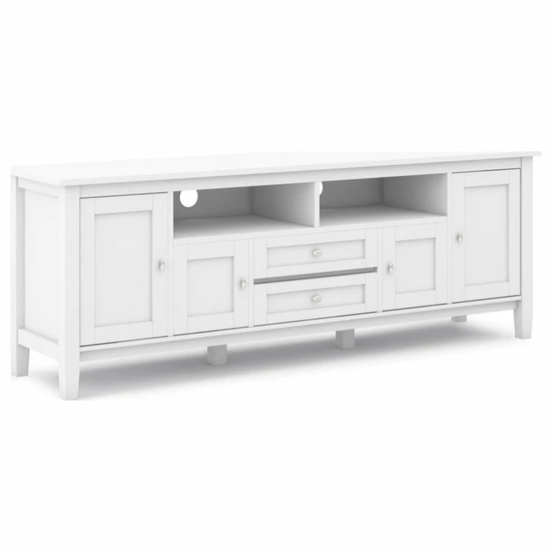 New 😉 Simpli Home Ltd. Warm Shaker 72 Inch TV Media Stand 🤩