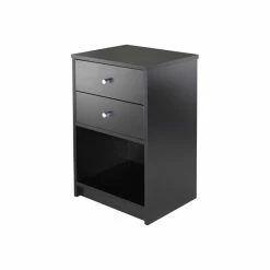 Cheap 🌟 Winsome Trading, Inc Ava Accent Table, Nightstand, Black ❤️