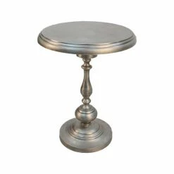 Cheap 😀 Carolina Classics Sedgefield Metal Accent Table, Antique Nickel ❤️