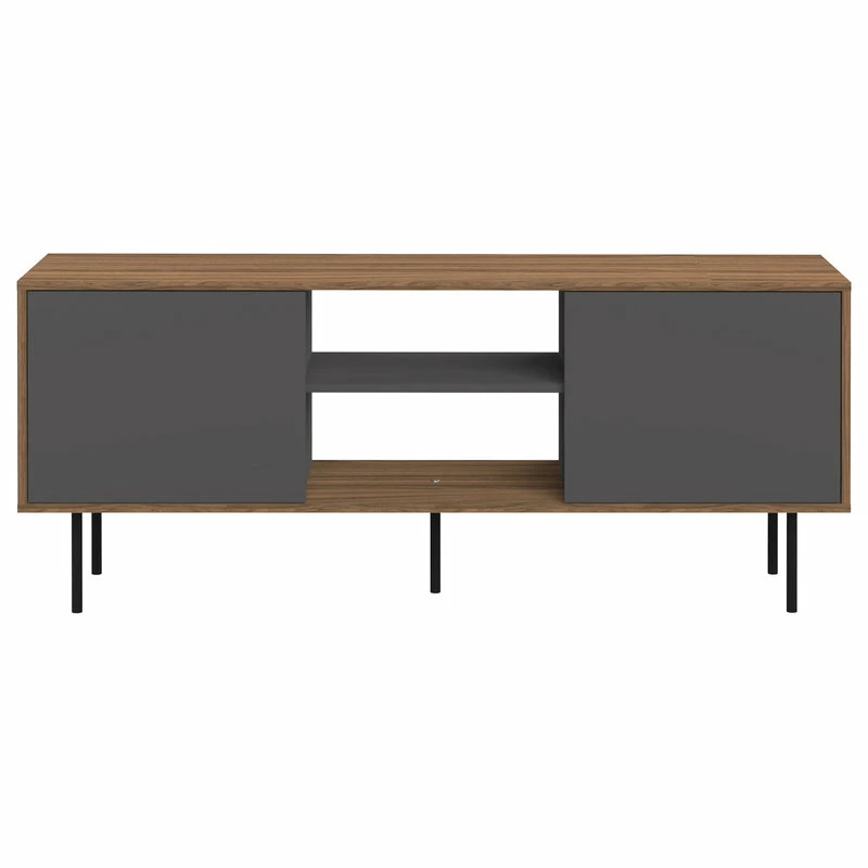 Best Sale ๐ Tema Furniture Inc. Altitude Tv Stand, Walnut/Gray โจ