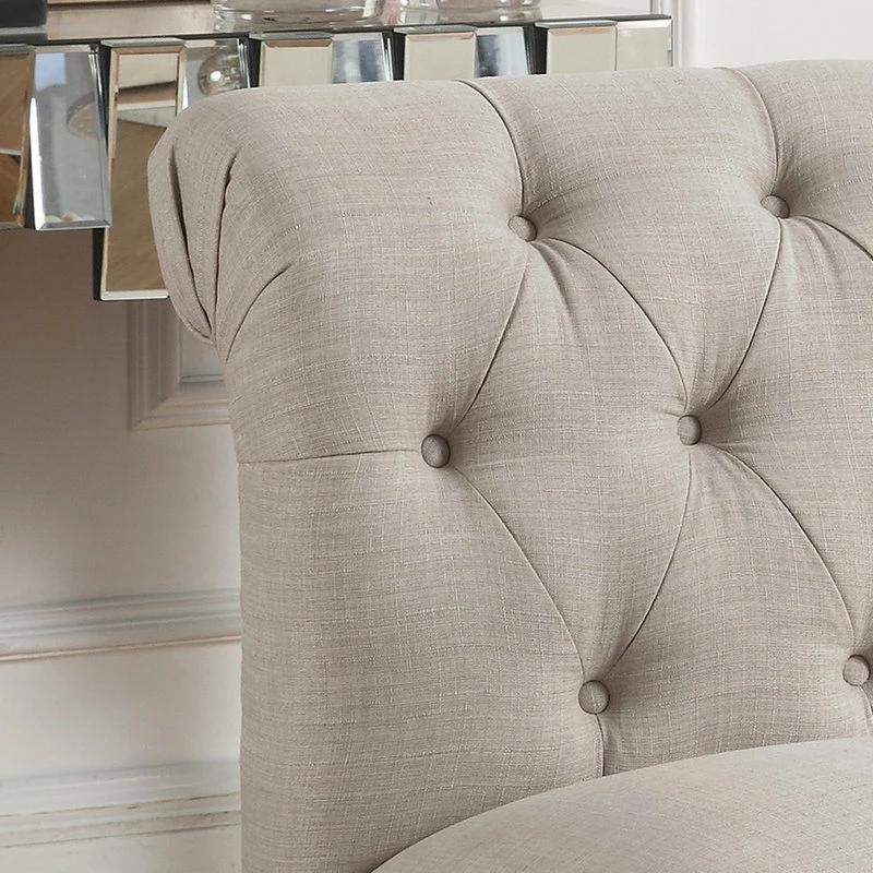 Best Pirce ๐ Rosevera Corporation Lauryn Chesterfield Sofa, Beige โ๏ธ - Image 3