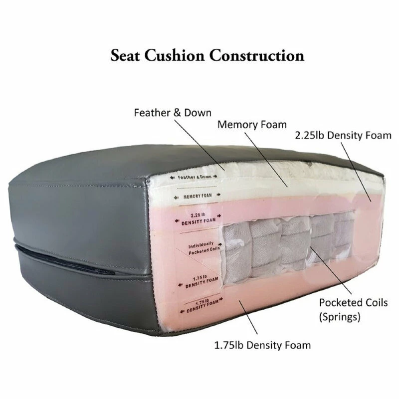 Flash Sale ๐ Hydeline USA Hydeline Dillon Top Grain Leather Sofa Collection, Cinnamon Brown, Sofa ๐ฅฐ - Image 10