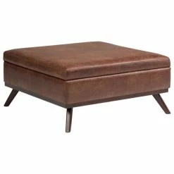 Top 10 ✨ Simpli Home Ltd. Owen Square Coffee Table Storage Ottoman 🎁