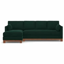Best deal ⌛ Apt2B Avalon 2-Piece Sectional Sofa, Evergreen Velvet, Chaise On Left 🧨