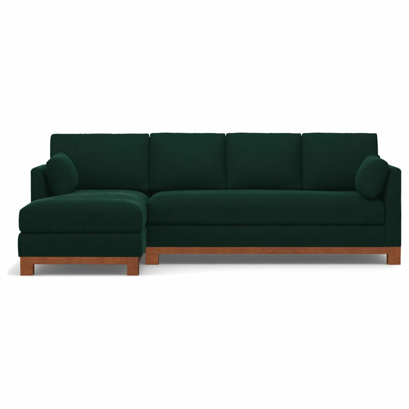 Best deal โ Apt2B Avalon 2-Piece Sectional Sofa, Evergreen Velvet, Chaise On Left ๐งจ