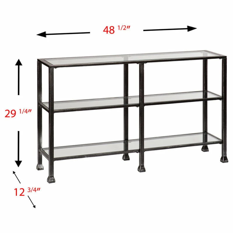 Top 10 ๐ SEI Furniture Symon Metal/Glass Bunching Console Table ๐งจ - Image 5