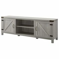 Best Pirce 😀 Walker Edison 70" Modern Engineered Wood TV Stand In Stone Gray 😉