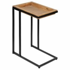 Cheapest 🔔 Uniek Lockridge Wood And Metal C-Table, Natural 18.5x12x26.75 ⌛