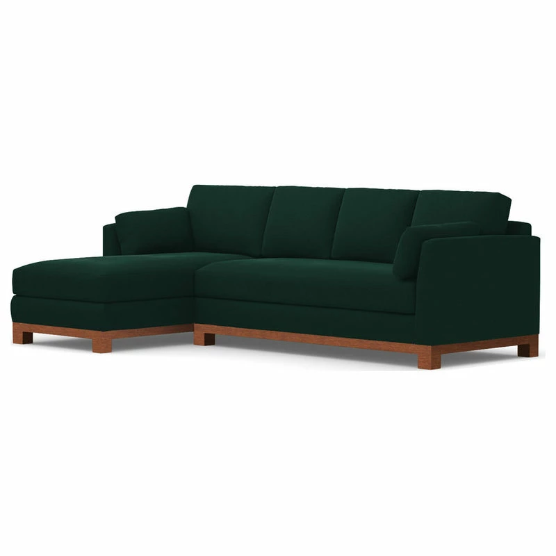 Best deal โ Apt2B Avalon 2-Piece Sectional Sofa, Evergreen Velvet, Chaise On Left ๐งจ - Image 2