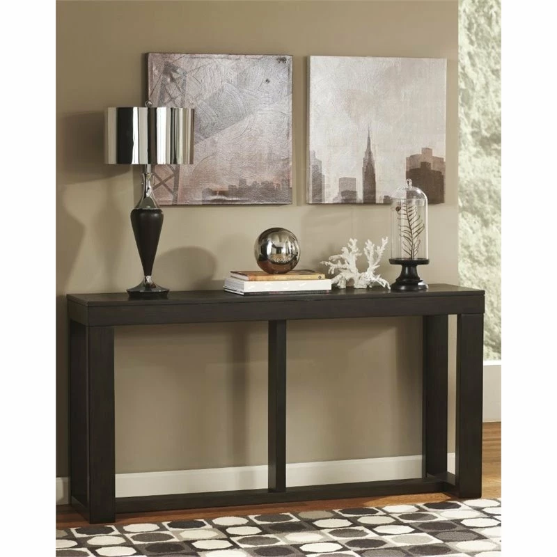 Best reviews of π Ashley Furniture Industries Ashley Furniture Watson Console Table In Dark Brown β - Image 2