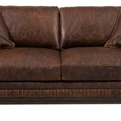 Brand new ⌛ Artistic Leathers Rustic Top Grain Leather Sofa 👍