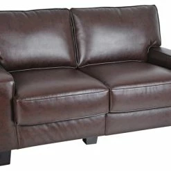Hot Sale 🎁 Serta At Home Serta RTA Palisades Collection 61" Loveseat In Chestnut Brown 🔔
